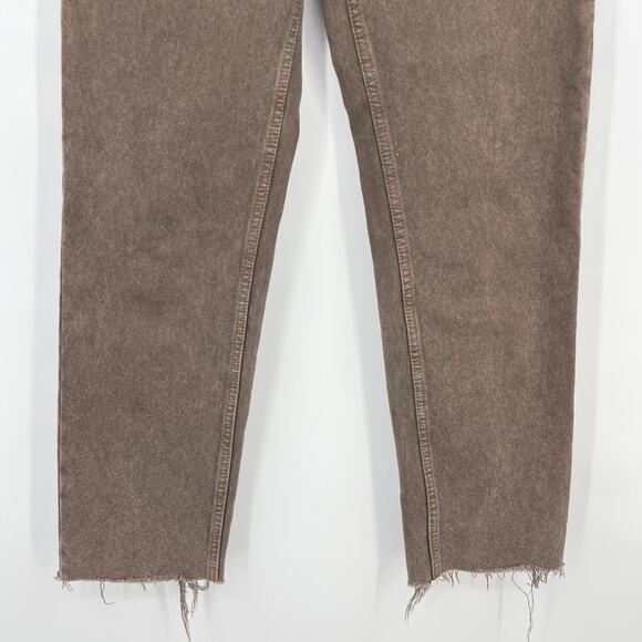 RE/DONE | 70's Stovepipe Jeans Washed Chocolate Brown Denim 25 - Picture 8 of 16